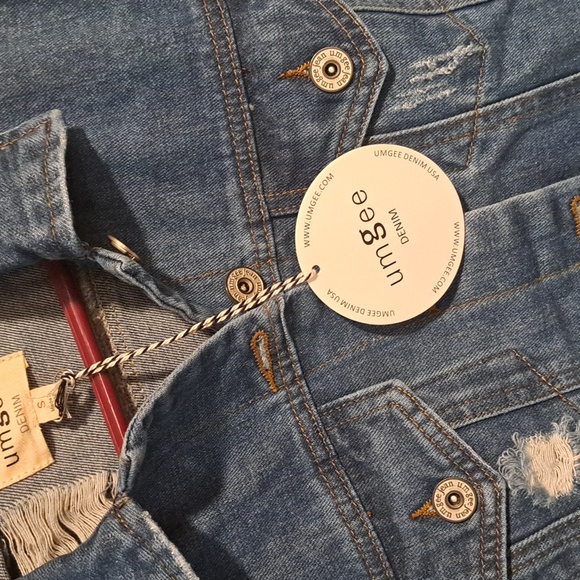New distressed star denim jacket - Picture 12 of 12